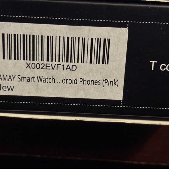 Smart Wearable Pink Watch - Picture 4 of 9